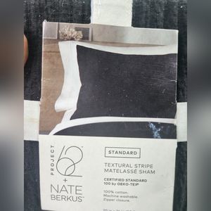 Textured black pillow cases!